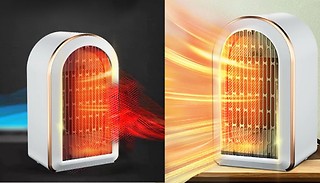 1200W Portable Electric Mini Fan Heater - 3 Colours 