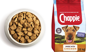 15kg Chappie Complete Adult Dry Food - Chicken & Wholegrain Cereal