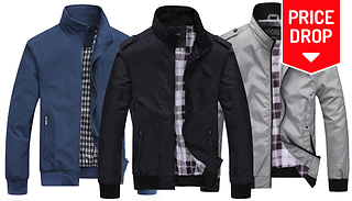 Men's Harrington Jacket - 5 Sizes & 3 Colours