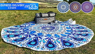 Round Beach Picnic Mat - 3 Colours