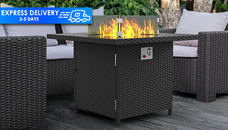 Propane Gas Outdoors Fire Pit Table - 2 Styles