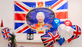 2023 The Coronation of King Charles III Souvenir Flag