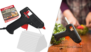 Dekton Mini Plug-In Glue Gun With 100 Glue Sticks