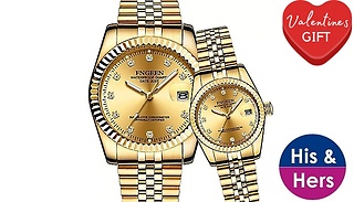 1 or 2 Fngeen Quartz Core Watches for Him or Her - 4 Designs