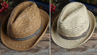 Hand-Woven Sun Hat - 2 Colours