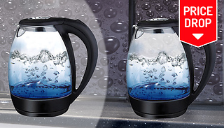 1.7L Illuminated Cordless Glass Kettle