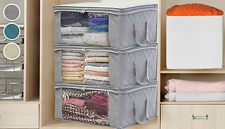 1, 2 or 3 Pack of Anti-Dust Clothes Storage Bag - 3 Colours