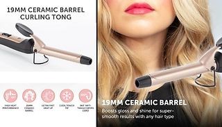 Noir 19mm Hair Curler + 3-Year Manufacturers Warranty