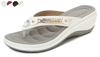 Jewelled Soft Arch Orthopaedic Sandals - 4 Colours & 8 Sizes