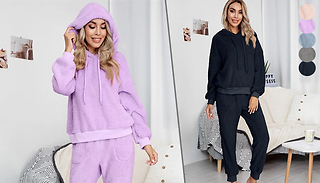 2-Piece Fleece Hoodie & Joggers Set - 5 Colours & 4 Sizes