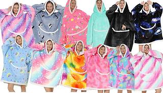 Adult Oversized Hoodie Blanket - 18 Styles