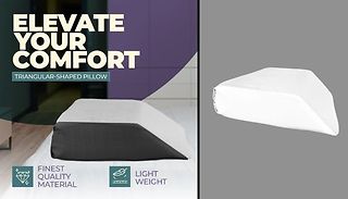 Leg and Knee Wedge Support Pillow - 3 Colours, 1 or 2-Pack