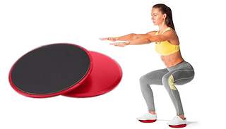 Pack of 2 Dual Sided Fitness Gliding Discs