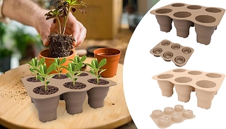 Folding Silicone Seedling Starter Trays - 3 Options, 2 Colours