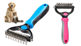 Dematting Deshedding Dog Cat Comb Brush Tool - 2 Colours