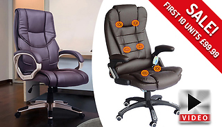 Heated Massage Recliner Chair - 2 Colours