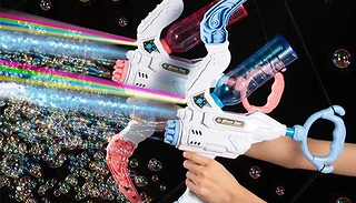 Kids Electronic Bow & Arrow Bubble Machine - 2 Colours