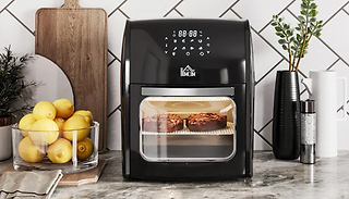 HOMCOM 12L Digital Air Fryer Oven - 8 in 1