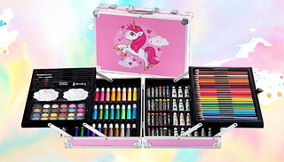 145-Piece Ultimate Aluminium Art Carry Case - 3 Designs