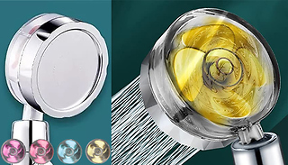 High-Pressure Propeller Shower Head - 6 Colours