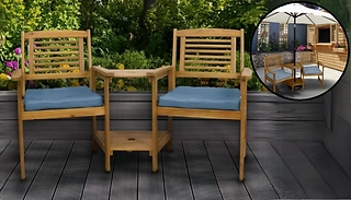 Wooden Twin Loveseat