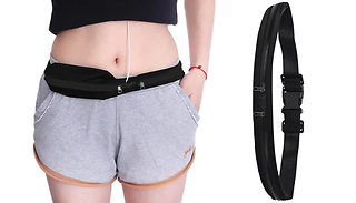 Double Pocket Clip-On Running Belt
