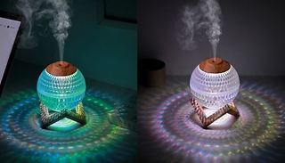 Colourful Night Light Crystal Ball Humidifier