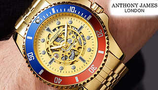 Hand-Assembled Anthony James Sports Watch - 2 Colours