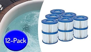 12-Pack of Lay-Z-Spa Hot Tub Filter Cartridges