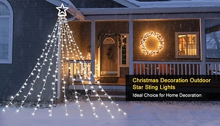 LED Waterfall Christmas Tree Lights - 3 Colours