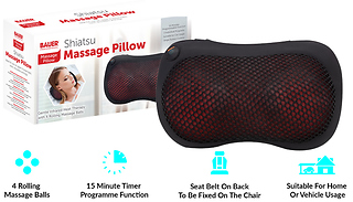 Infrared Heated Shiatsu Massage Pillow
