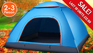 Portable Pop-Up Waterproof Camping Tent - 3 Colours