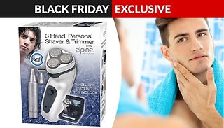 2-in-1 Men's Electric Rechargeable Cordless Shaver