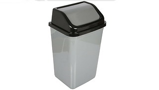 50L Swing Lid Rubbish Waste Bin