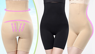 Women's High-Waisted Thigh Slimming Shapewear - 2 Colours & 4 Sizes