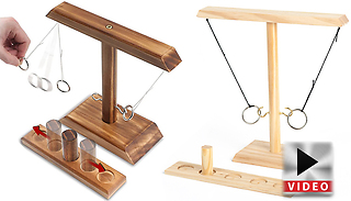 Hook & Ring Toss Battle Game - 3 Sizes & 2 Colours