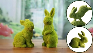 Artificial Plant Rabbit Ornament - 2 Sizes, 4 Styles