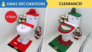 Christmas Bathroom Décor Set - 4 Designs