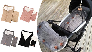 Pram Baby Sleeping Bag & Handwarmer Set - 5 Colours