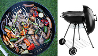 Round BBQ Grill with Lid