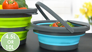 Collapsible Portable Silicone Bucket - 2 Colours & 2 Sizes