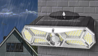 1-4 Packs 126 LED Solar Street Light Motion Sense Wall Lamp