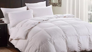 15 Tog Winter Duvet & 4 Pillows - 4 Sizes