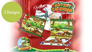 24-Day Christmas Toy Advent Calendars - 3 Designs