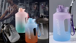Sports Water Bottle - 4 Colours, 2 Sizes 