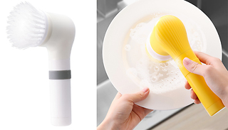 Handheld Electric Cleaning Brush - 5 Brush Heads