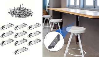 10-Piece Universal Furniture Corner Connectors - Includes 60 Screws!