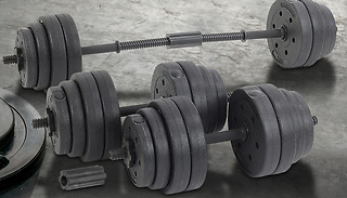 16-Piece Adjustable Weights Set - Up To 30kg