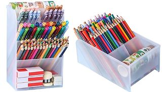 Large Capacity Desk Tidy with 9 Compartments
