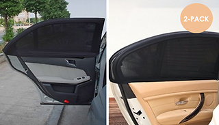 2-Pack of Universal Car Window Shade Covers